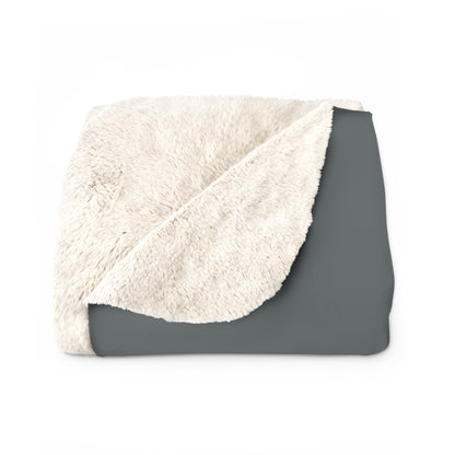 HOMEISWHEREMYDOGIS Sherpa Fleece Blanket Home