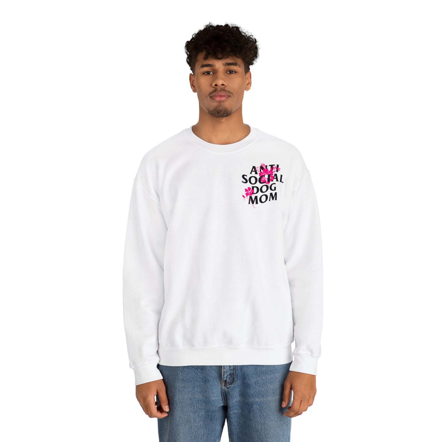 ANTISOCIAL „Pink Flowers“ Sweatshirt