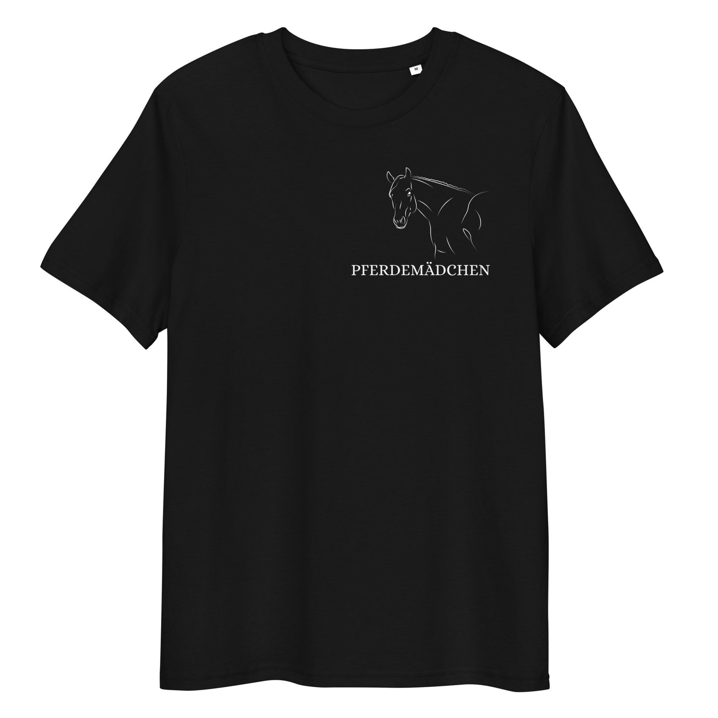 Pferdemädchen Bio-Baumwoll-T-Shirt
