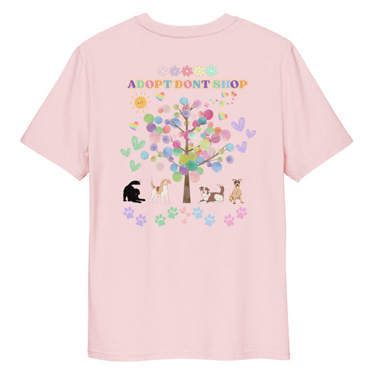 PRIDE ADOPT DONT SHOP Tree-Style Bio-Baumwoll-T-Shirt