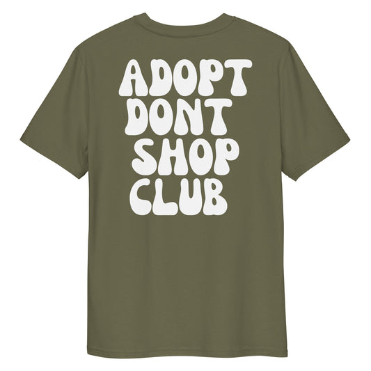 ADOPT DONT SHOP CLUB Bio-Baumwoll-T-Shirt