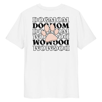 DOGMOM Paw white Bio-Baumwoll-T-Shirt